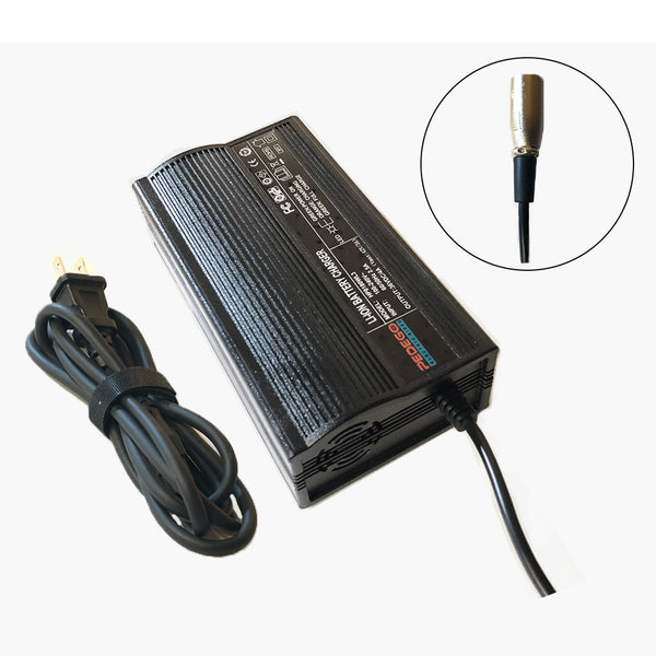 48V Charger (58.8V) 3A Pedego Battery Charger - XLR Connector, 3 Pin